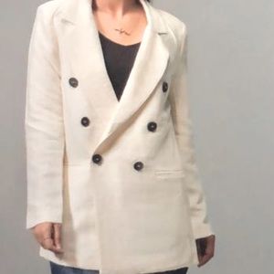 Urban Outfitters blazer in white